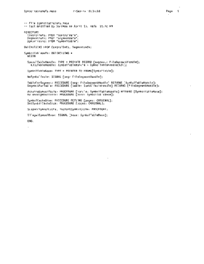 xerox SymbolTableDefs.mesa Sep78  xerox mesa 4.0_1978 listing Mesa_4_System SymbolTableDefs.mesa_Sep78.pdf