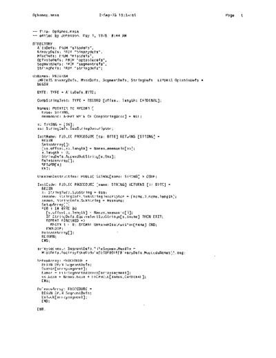 xerox OpNames.mesa Sep78  xerox mesa 4.0_1978 listing Mesa_4_Lister OpNames.mesa_Sep78.pdf