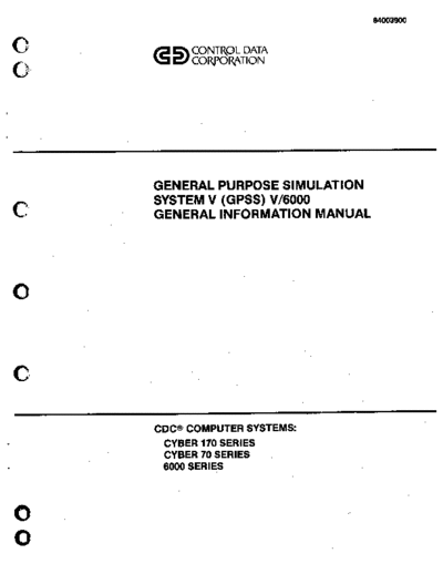 cdc 84003900D GPSS V 6600 General Information Manual Jul80  . Rare and Ancient Equipment cdc cyber lang gpss 84003900D_GPSS_V_6600_General_Information_Manual_Jul80.pdf