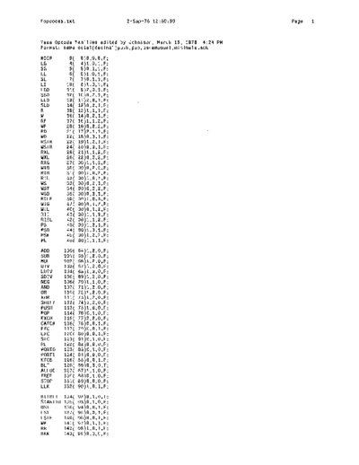 xerox fopcodes.txt Sep78  xerox mesa 4.0_1978 listing Mesa_4_Compiler fopcodes.txt_Sep78.pdf