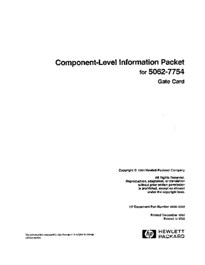 Agilent CLIP 5062-7754 Gate Card.  Agilent CLIP 5062-7754 Gate Card..pdf