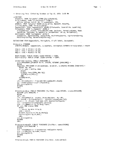 xerox Directory.mesa Sep78  xerox mesa 4.0_1978 listing Mesa_4_System Directory.mesa_Sep78.pdf