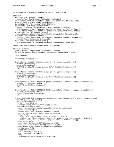xerox StreamsB.mesa Sep78  xerox mesa 4.0_1978 listing Mesa_4_System StreamsB.mesa_Sep78.pdf