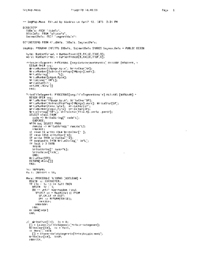 xerox SegMap.mesa Sep78  xerox mesa 4.0_1978 listing Mesa_4_Utilities SegMap.mesa_Sep78.pdf