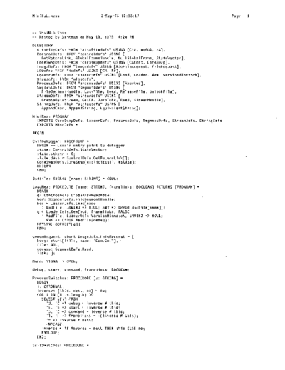 xerox MiniNub.mesa Sep78  xerox mesa 4.0_1978 listing Mesa_4_System MiniNub.mesa_Sep78.pdf