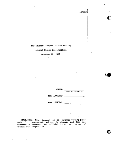 cdc ARH7141 IP Static Routing IDS Dec85  . Rare and Ancient Equipment cdc cyber comm cdcnet ARH7141_IP_Static_Routing_IDS_Dec85.pdf