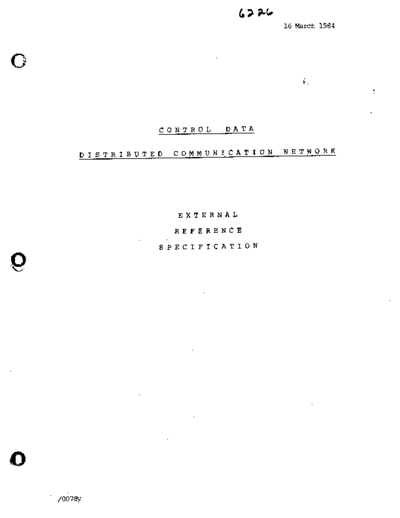 cdc NET ERS Mar84  . Rare and Ancient Equipment cdc cyber comm cdcnet CDCNET_ERS_Mar84.pdf
