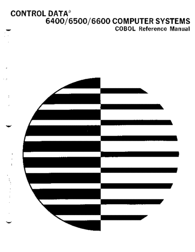 cdc 60191200 COBOL Reference Jun67  . Rare and Ancient Equipment cdc cyber lang cobol 60191200_COBOL_Reference_Jun67.pdf