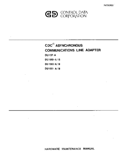 cdc 74700900E Asynchronous Interface Hardware Maintenance Manual Oct79  . Rare and Ancient Equipment cdc cyber comm 2550 74700900E_Asynchronous_Interface_Hardware_Maintenance_Manual_Oct79.pdf