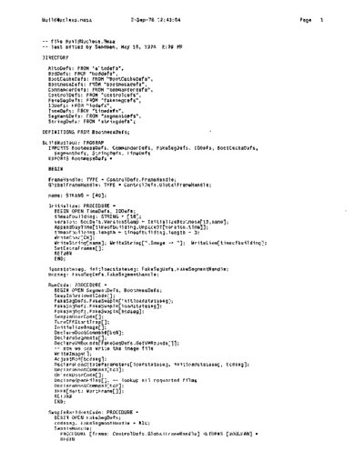 xerox BuildNucleus.mesa Sep78  xerox mesa 4.0_1978 listing Mesa_4_Bootstrap BuildNucleus.mesa_Sep78.pdf