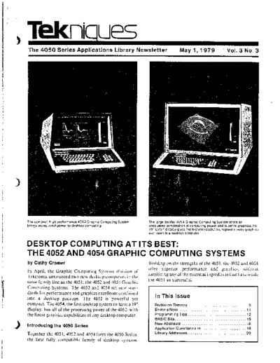 Tektronix Tekniques Vol 3 No 03  Tektronix tekniques vol3 Tekniques_Vol_3_No_03.pdf