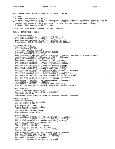 xerox P5ADefs.mesa Sep78  xerox mesa 4.0_1978 listing Mesa_4_Compiler P5ADefs.mesa_Sep78.pdf