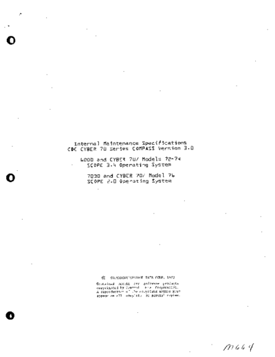 cdc COMPASS 3.0 IMS 1971  . Rare and Ancient Equipment cdc cyber lang compass COMPASS_3.0_IMS_1971.pdf