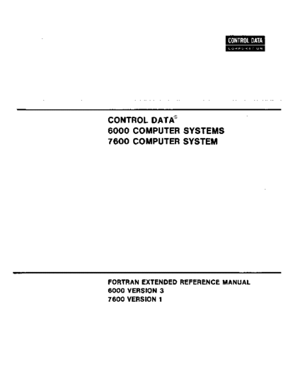 cdc 60329100D FTN Extd V3 ref  . Rare and Ancient Equipment cdc cyber lang fortran 60329100D_FTN_Extd_V3_ref.pdf