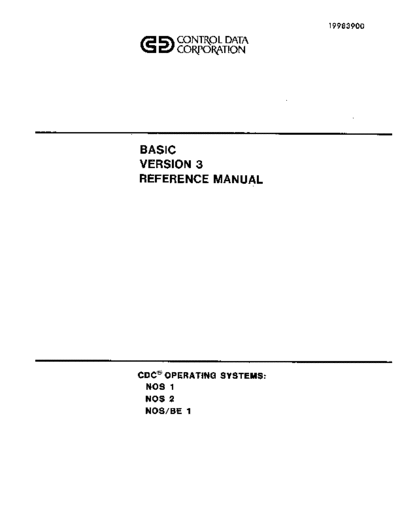 cdc 19983900K BASIC Version 3 Reference Manual Aug84  . Rare and Ancient Equipment cdc cyber lang basic 19983900K_BASIC_Version_3_Reference_Manual_Aug84.pdf