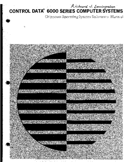 cdc 60134400 Chippewa OS RefMan Dec65  . Rare and Ancient Equipment cdc cyber cyber_70 chippewa 60134400_Chippewa_OS_RefMan_Dec65.pdf