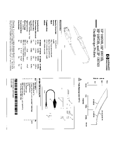 Agilent 10070-92003 1007XB Oscilloscope Probes Spec Oct78  Agilent 10070-92003 1007XB Oscilloscope Probes Spec Oct78.pdf