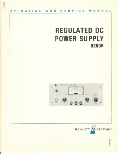 Agilent 06200-90001 6200B Operating and Service Jul66  Agilent 06200-90001 6200B Operating and Service Jul66.pdf