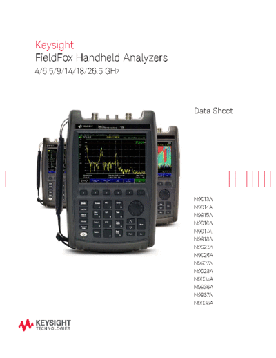 Agilent 5990-9783EN FieldFox Handheld Analyzers - Data Sheet c20140902 [34]  Agilent 5990-9783EN FieldFox Handheld Analyzers - Data Sheet c20140902 [34].pdf