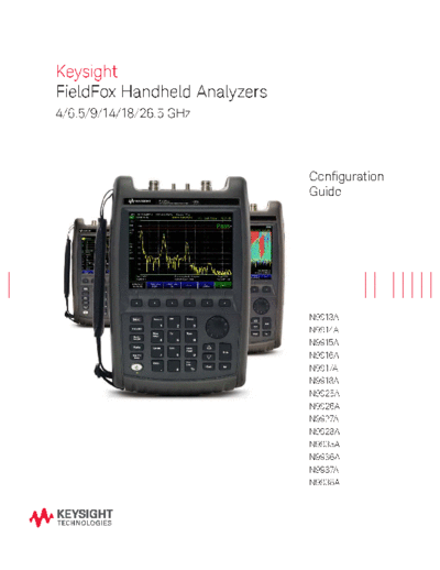 Agilent 5990-9836EN FieldFox Handheld Analyzers - Configuration Guide c20140902 [20]  Agilent 5990-9836EN FieldFox Handheld Analyzers - Configuration Guide c20140902 [20].pdf