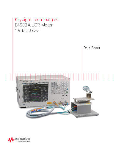 Agilent 5990-9882EN E4982A LCR Meter 1 MHz to 3 GHz - Data Sheet c20140801 [22]  Agilent 5990-9882EN E4982A LCR Meter 1 MHz to 3 GHz - Data Sheet c20140801 [22].pdf