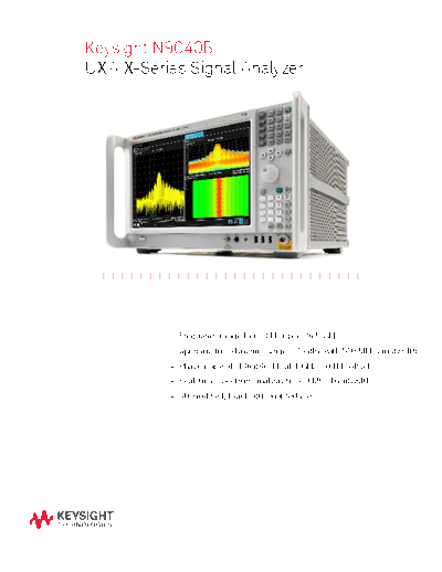 Agilent 5992-0089EN N9040B UXA X-Series Signal Analyzer - Brochure c20141015 [8]  Agilent 5992-0089EN N9040B UXA X-Series Signal Analyzer - Brochure c20141015 [8].pdf