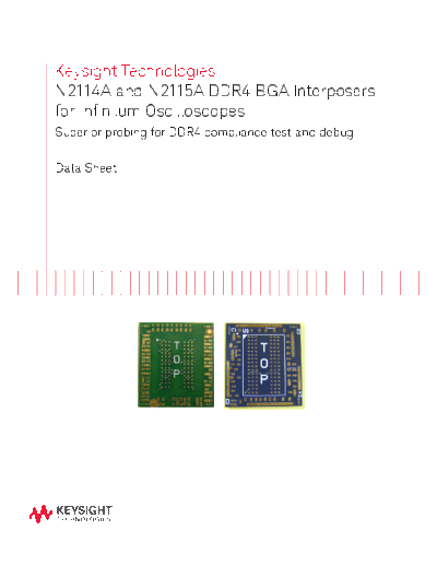 Agilent 5992-0084EN N2114A and N2115A DDR BGA Interposers for Infiniium Oscilloscopes - Data Sheet c20140929  Agilent 5992-0084EN N2114A and N2115A DDR BGA Interposers for Infiniium Oscilloscopes - Data Sheet c20140929 [10].pdf