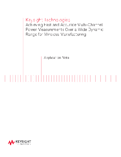 Agilent 5992-0050EN Achieving Fast and Accurate Multi-Channel Power Measurements Over a Wide Dynamic Range f  Agilent 5992-0050EN Achieving Fast and Accurate Multi-Channel Power Measurements Over a Wide Dynamic Range for Wireless c20140909 [10].pdf