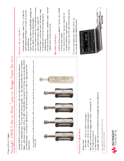 Agilent 5992-0053EN U2040 X-Series Wide Dynamic Range Power Sensors - Product Fact Sheet c20140827 [2]  Agilent 5992-0053EN U2040 X-Series Wide Dynamic Range Power Sensors - Product Fact Sheet c20140827 [2].pdf