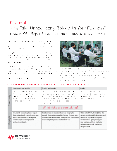 Agilent 5991-4205EN Why Take Unnecessary Risks with Your Business  - Product Fact Sheet c20140909 [2]  Agilent 5991-4205EN Why Take Unnecessary Risks with Your Business_ - Product Fact Sheet c20140909 [2].pdf