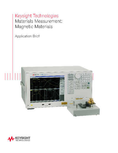 Agilent 5991-4714EN Materials Measurement  Magnetic Materials - Application Brief c20140717 [5]  Agilent 5991-4714EN Materials Measurement_ Magnetic Materials - Application Brief c20140717 [5].pdf