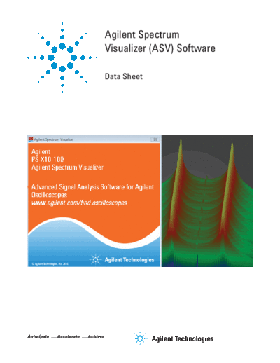 Agilent 5991-0129EN Spectrum Visualizer (OSV) Software - Data Sheet c20140423 [9]  Agilent 5991-0129EN Spectrum Visualizer (OSV) Software - Data Sheet c20140423 [9].pdf