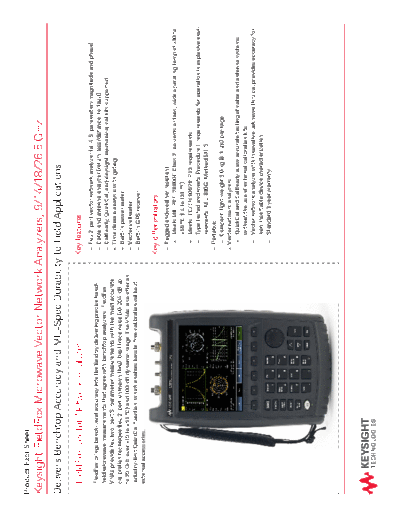 Agilent 5991-0751EN FieldFox Microwave Vector Network Analyzers - Quick Fact Sheet c20140814 [2]  Agilent 5991-0751EN FieldFox Microwave Vector Network Analyzers - Quick Fact Sheet c20140814 [2].pdf
