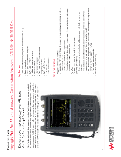 Agilent 5991-0753EN FieldFox RF and Microwave Combination Analyzers 252C 4 6.5 9 14 18 26.5 GHz - Product Fa  Agilent 5991-0753EN FieldFox RF and Microwave Combination Analyzers_252C 4 6.5 9 14 18 26.5 GHz - Product Fact Sheet c20140819 [2].pdf