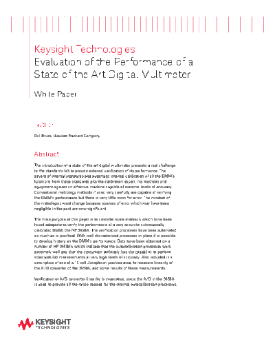Agilent 5991-1266EN Evaluation of the Performance of a State-of-the-Art Digital Multimeter - White Paper c20  Agilent 5991-1266EN Evaluation of the Performance of a State-of-the-Art Digital Multimeter - White Paper c20140806 [18].pdf