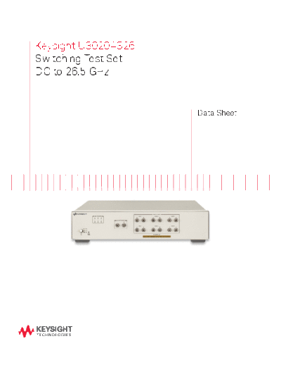 Agilent 5991-2163EN U3020AS26 Switching Test Set 252C DC to 26.5 GHz - Data Sheet c20140701 [4]  Agilent 5991-2163EN U3020AS26 Switching Test Set_252C DC to 26.5 GHz - Data Sheet c20140701 [4].pdf