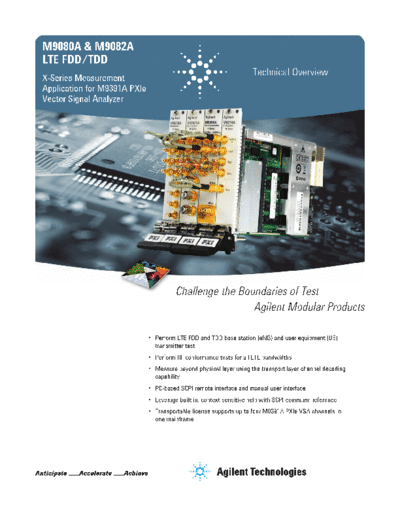 Agilent 5991-3010EN M9080A & M9082A LTE FDD TDD X-Series Measurement Application for PXIe Vector Signal Anal  Agilent 5991-3010EN M9080A & M9082A LTE FDD TDD X-Series Measurement Application for PXIe Vector Signal Analyzer c20130926 [14].pdf