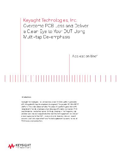 Agilent 5991-3002EN Overcome PCB Loss 252C Deliver a Clean Eye to Your DUT Using Multi-tap De-emphasis - App  Agilent 5991-3002EN Overcome PCB Loss_252C Deliver a Clean Eye to Your DUT Using Multi-tap De-emphasis - Application Brief c20141128 [7].pdf
