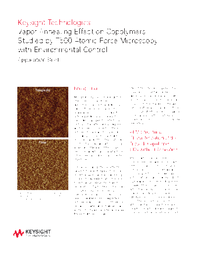 Agilent 5991-3251EN Vapor Annealing Effect on Copolymers Studied by 7500 AFM with Environmental Control-Appl  Agilent 5991-3251EN Vapor Annealing Effect on Copolymers Studied by 7500 AFM with Environmental Control-Application Note c20141020 [2].pdf