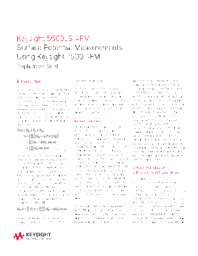 Agilent 5991-3183EN Surface Potential Measurements Using the Keysight 7500 AFM - Application Note c20141020   Agilent 5991-3183EN Surface Potential Measurements Using the Keysight 7500 AFM - Application Note c20141020 [4].pdf