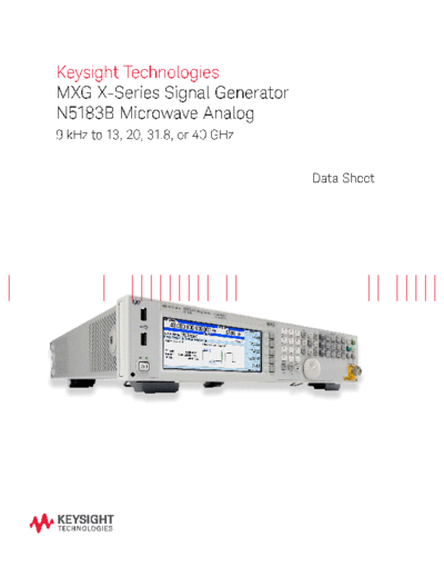 Agilent 5991-3131EN N5183B MXG X-Series Microwave Analog Signal Generator - Data Sheet c20140829 [21]  Agilent 5991-3131EN N5183B MXG X-Series Microwave Analog Signal Generator - Data Sheet c20140829 [21].pdf