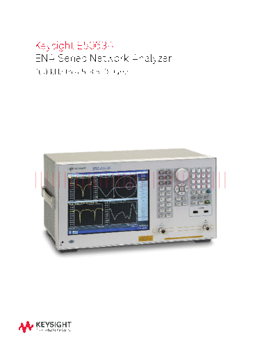 Agilent 5991-3614EN E5063A Network Analyzer - Brochure c20140829 [8]  Agilent 5991-3614EN E5063A Network Analyzer - Brochure c20140829 [8].pdf