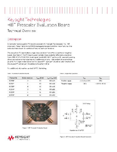 Agilent 5991-3578EN HBT Prescaler Evaluation Board - Technical Overview c20140718 [2]  Agilent 5991-3578EN HBT Prescaler Evaluation Board - Technical Overview c20140718 [2].pdf