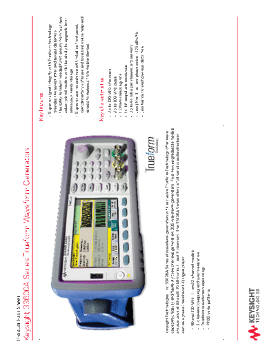 Agilent 5991-3795EN 33600A Series Trueform Waveform Generators - Product Fact Sheet c20140619 [2]  Agilent 5991-3795EN 33600A Series Trueform Waveform Generators - Product Fact Sheet c20140619 [2].pdf