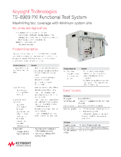Agilent 5991-3804EN TS-8989 PXI Functional Test System - Brochure c20141030 [2]  Agilent 5991-3804EN TS-8989 PXI Functional Test System - Brochure c20141030 [2].pdf
