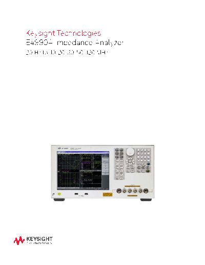 Agilent 5991-3888EN E4990A Impedance Analyzer - Brochure c20141030 [12]  Agilent 5991-3888EN E4990A Impedance Analyzer - Brochure c20141030 [12].pdf