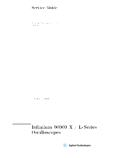 Agilent 54916-97009 Service Guide for Infiniium 90000 X-Series Oscilloscopes [134]  Agilent 54916-97009 Service Guide for Infiniium 90000 X-Series Oscilloscopes [134].pdf