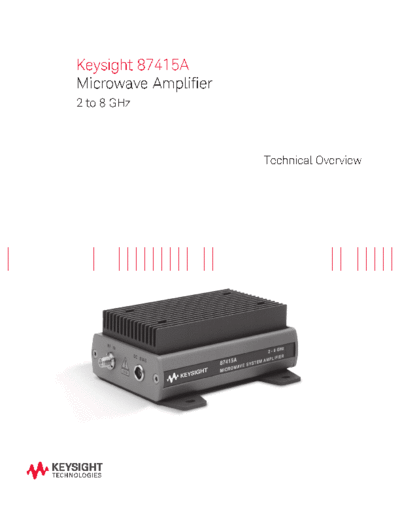 Agilent 87415A  252C87400A Microwave Amplifiers Technical Overview 5091-1358E c20140724 [7]  Agilent 87415A _252C87400A Microwave Amplifiers Technical Overview 5091-1358E c20140724 [7].pdf