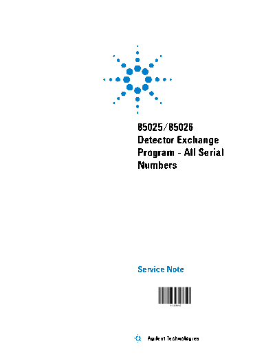 Agilent 85025A-2 85025 85026 Detector Exchange Program - All Serial Numbers c20140106 [4]  Agilent 85025A-2 85025 85026 Detector Exchange Program - All Serial Numbers c20140106 [4].pdf