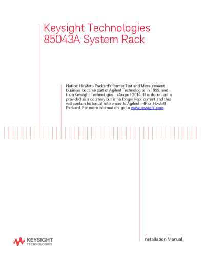 Agilent 85043-90001 85043A System Rack Installation Manual for use with 8510 Vector Network Analyzers c20141  Agilent 85043-90001 85043A System Rack Installation Manual for use with 8510 Vector Network Analyzers c20141008 [37].pdf